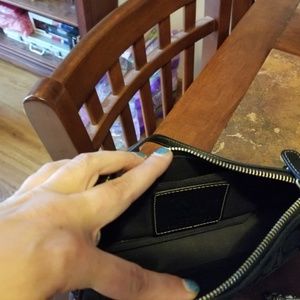 Coach purse with wristlet